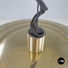 画像をギャラリービューアに読み込む, Splugen Brau golden chandelier by Achille and Pier Giacomo Castiglioni for Flos, 1960s