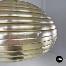 画像をギャラリービューアに読み込む, Splugen Brau golden chandelier by Achille and Pier Giacomo Castiglioni for Flos, 1960s
