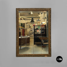 Load image into Gallery viewer, Wall mirror with gilded wooden frame, 1950s