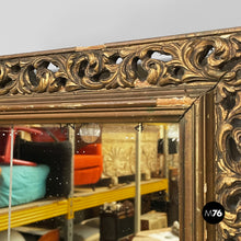 Load image into Gallery viewer, Wall mirror with gilded wooden frame, 1950s