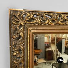 Load image into Gallery viewer, Wall mirror with gilded wooden frame, 1950s