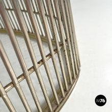 画像をギャラリービューアに読み込む, Metal and red fabric chairs by Warren Platner for Knoll, 1970s