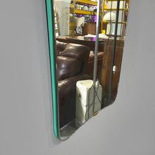 画像をギャラリービューアに読み込む, Rectangular wall mirror with rounded corners, 1950s