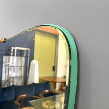 画像をギャラリービューアに読み込む, Rectangular wall mirror with rounded corners, 1950s