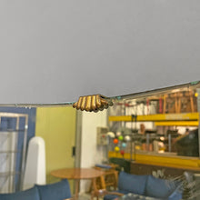 画像をギャラリービューアに読み込む, Rectangular wall mirror with rounded corners, 1950s