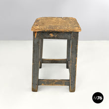 画像をギャラリービューアに読み込む, Industrial wooden stool, 1950s