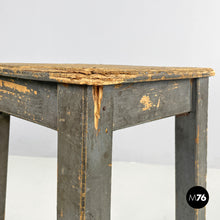 画像をギャラリービューアに読み込む, Industrial wooden stool, 1950s