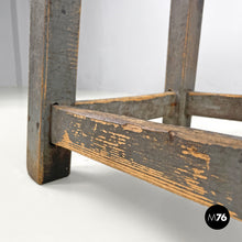 画像をギャラリービューアに読み込む, Industrial wooden stool, 1950s