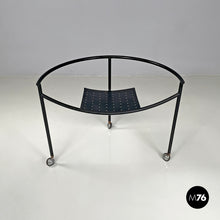 将图片加载到图库查看器,Black armchair Dr Sonderbar by Philippe Starck for XO, 1980s