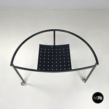 将图片加载到图库查看器,Black armchair Dr Sonderbar by Philippe Starck for XO, 1980s