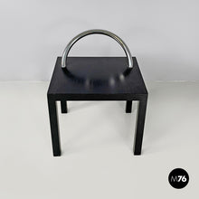 画像をギャラリービューアに読み込む, Black wood coffee table Ko-Ko by Shiro Kuramata for Cappellini, 1986