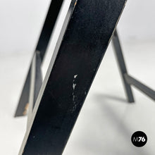 将图片加载到图库查看器,Black folding chair Tric by Achille and Pier Giacomo Castiglioni for Bonacina, 1960s