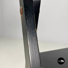 将图片加载到图库查看器,Black folding chair Tric by Achille and Pier Giacomo Castiglioni for Bonacina, 1960s