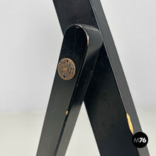 将图片加载到图库查看器,Black folding chair Tric by Achille and Pier Giacomo Castiglioni for Bonacina, 1960s