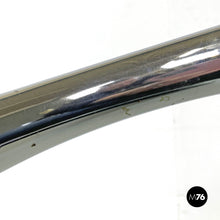 Load image into Gallery viewer, Blue velvet and chromed metal chairs, 1980s