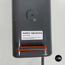 画像をギャラリービューアに読み込む, Grey plastic telephone Twin Phone Deco by Swatch, 1980s