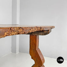 画像をギャラリービューアに読み込む, Wooden table fratino with decorated legs, 1700s