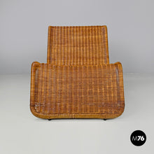 画像をギャラリービューアに読み込む, Rattan armchair P3 by Tito Agnoli for Bonacina, 1960s