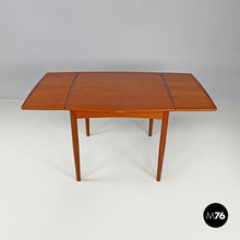 画像をギャラリービューアに読み込む, Wooden dining table with side extensions, 1960s