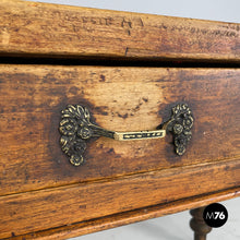 画像をギャラリービューアに読み込む, Wood and brass dining table, 1800s