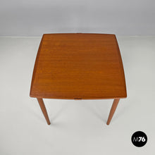 画像をギャラリービューアに読み込む, Wooden dining table with side extensions, 1960s