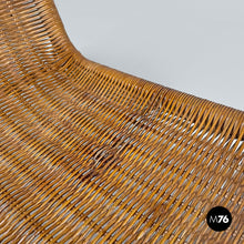 画像をギャラリービューアに読み込む, Rattan armchair P3 by Tito Agnoli for Bonacina, 1960s