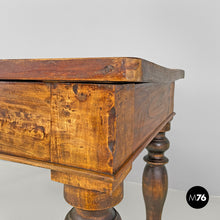 画像をギャラリービューアに読み込む, Wood and brass dining table, 1800s