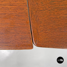 画像をギャラリービューアに読み込む, Wooden dining table with side extensions, 1960s