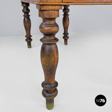 画像をギャラリービューアに読み込む, Wood and brass dining table, 1800s