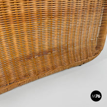 画像をギャラリービューアに読み込む, Rattan armchair P3 by Tito Agnoli for Bonacina, 1960s