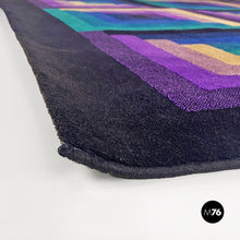 画像をギャラリービューアに読み込む, Rectangular carpet with geometric pattern by Ottavio Missoni for T&J Vestor, 1980s