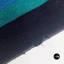 画像をギャラリービューアに読み込む, Rectangular carpet with geometric pattern by Ottavio Missoni for T&J Vestor, 1980s
