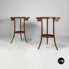 Load image into Gallery viewer, Rounded wooden coffee tables, early 1900s