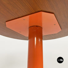 Load image into Gallery viewer, Round table with decorative pattern, 1980s