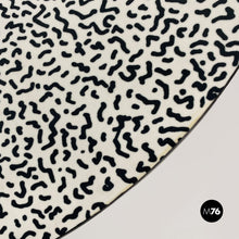 Load image into Gallery viewer, Round table with decorative pattern, 1980s