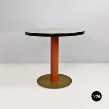 Load image into Gallery viewer, Round table with decorative pattern, 1980s