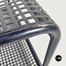 画像をギャラリービューアに読み込む, Black metal coffee table, 1980s