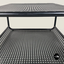 画像をギャラリービューアに読み込む, Black metal coffee table, 1980s