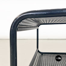 画像をギャラリービューアに読み込む, Black metal coffee table, 1980s