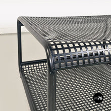 画像をギャラリービューアに読み込む, Black metal coffee table, 1980s