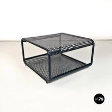 画像をギャラリービューアに読み込む, Black metal coffee table, 1980s