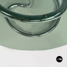 Charger l'image dans la galerie, Anaconda smoked glass and chromed steel coffee table by Paul Tuttle for Strassle International, 1970s