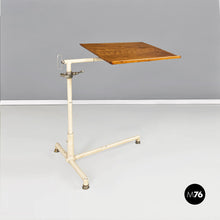 画像をギャラリービューアに読み込む, Iron and wood industrial drawing board or work table, 1960s