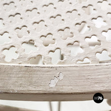 Load image into Gallery viewer, White iron garden table, 1960s