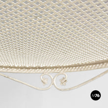 Load image into Gallery viewer, White iron garden table, 1960s