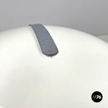 画像をギャラリービューアに読み込む, White metal table lamp, 1970s