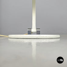 画像をギャラリービューアに読み込む, White metal table lamp, 1970s