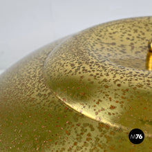 Charger l'image dans la galerie, Brass table lamp with a round beige marble base, 1970s