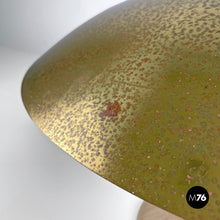 Charger l'image dans la galerie, Brass table lamp with a round beige marble base, 1970s