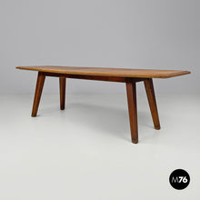 Load image into Gallery viewer, Wooden coffee table with pointed sides, 1960s